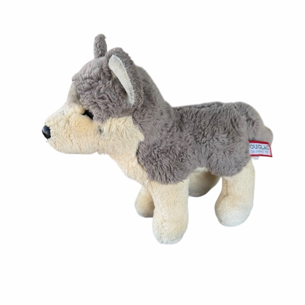 Douglas Cuddle Toy Dancer the Wolf Plush Stuffed Animal Husky Akita 14”